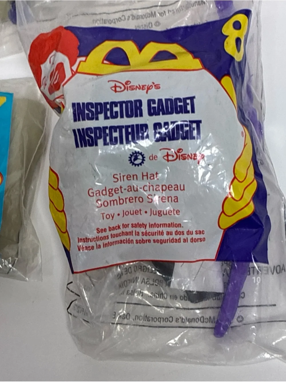 McDonald’s Inspector Gadget 1999 Complete Set 1-8 NIB SEALED Happy Meal Toys VTG